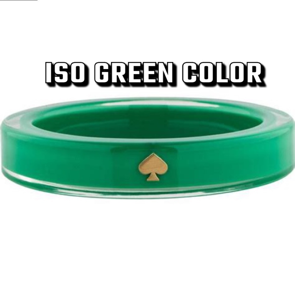 ISO Kate Spade Lacquered Spade Bangle. In Search Of (ISO) - Not Selling.